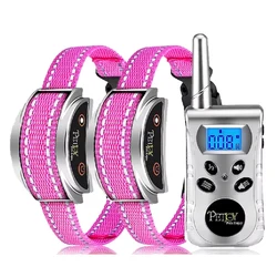 Remote Cat Anti Meowing Collar,No Shock Cat Stop bark Collar,Black/Pink Reflective Collar