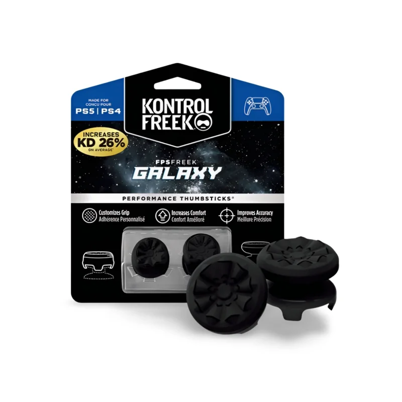 قطعتان من أغطية عصا التحكم غير القابلة للانزلاق لوحدة تحكم Xbox One/Series X/S & PS4/PS5 - مقابض إبهام متينة خفيفة الوزن مضادة للتآكل