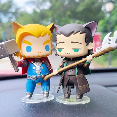 Avengers Captain Q Edition Figur America Winter Soldier Spiderman Figur Handgjord Skrivbordsprydnad Kreativ Samlarleksak 8 best sales Kapten Amerikas actionfigur - №8