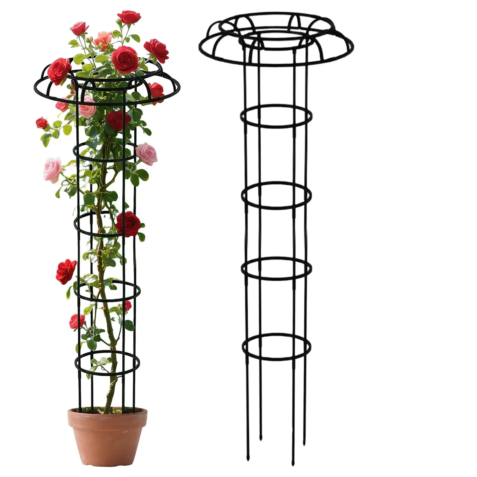 Garden Trellis Umbrella Tower Plant Trellis For Climbing Plants Trellis Support DIY Climbing Trellis Flower Pots Supports