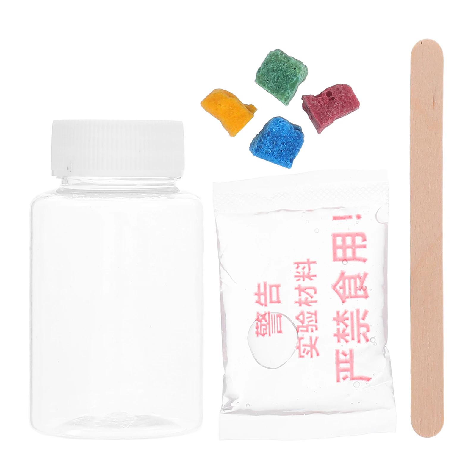 4Sets Stem Crystal Growing Kit Kids Colorful Stones Water Garden Science Experiment Set Educational DIY Creative Building