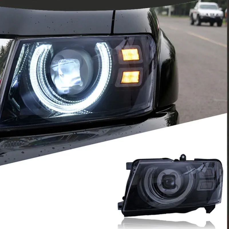 

Car Lights 2005-2013 for Patrol Y61 LED Auto Headlights Assembly Upgrade Defender Style Design Bifocal Lens Exterior Accessories