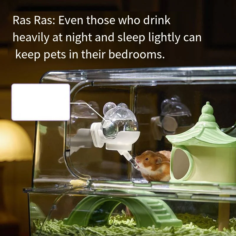 زجاجة مياه مغناطيسية للهامستر، سقي شرب الدب الذهبي، وحدة تغذية كوب شفط أوتوماتيكية مفرغة للخنازير الهولندية، عسل بوسوم دكتور #3