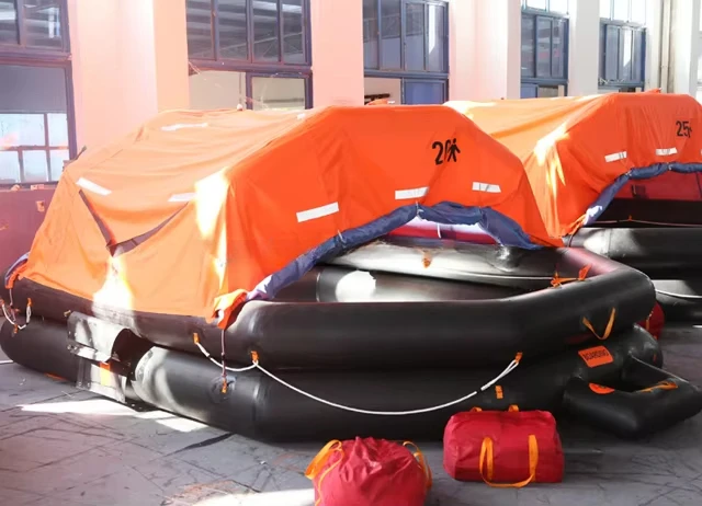 25-местный морской надувной спасательный плот, одобренный Solas