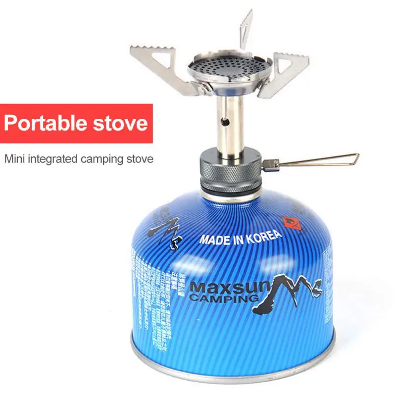 Portable Outdoor Gas Stove Camping Stove Gas Burner Folding Electronic Stove Hiking Windproof New Arrival