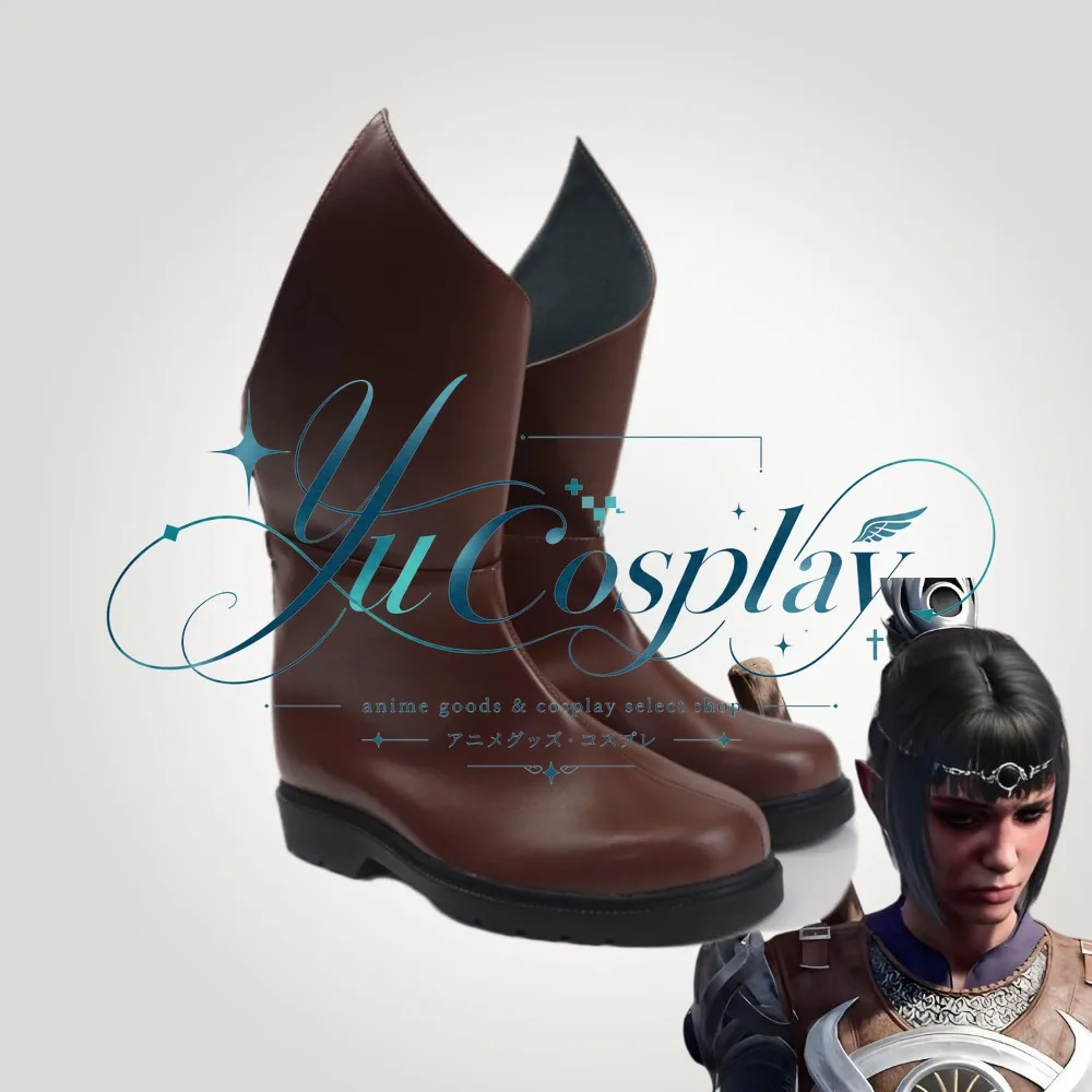 Shadowheart Cosplay Shoes Custom Plus Size Boots for Game Expo Halloween Roleplay Outfit