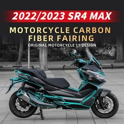 Verwendet für voge sr4 max motorrad zubehör verbesserung material kohle faser schutz aufkleber körper kunststoff teile bereich