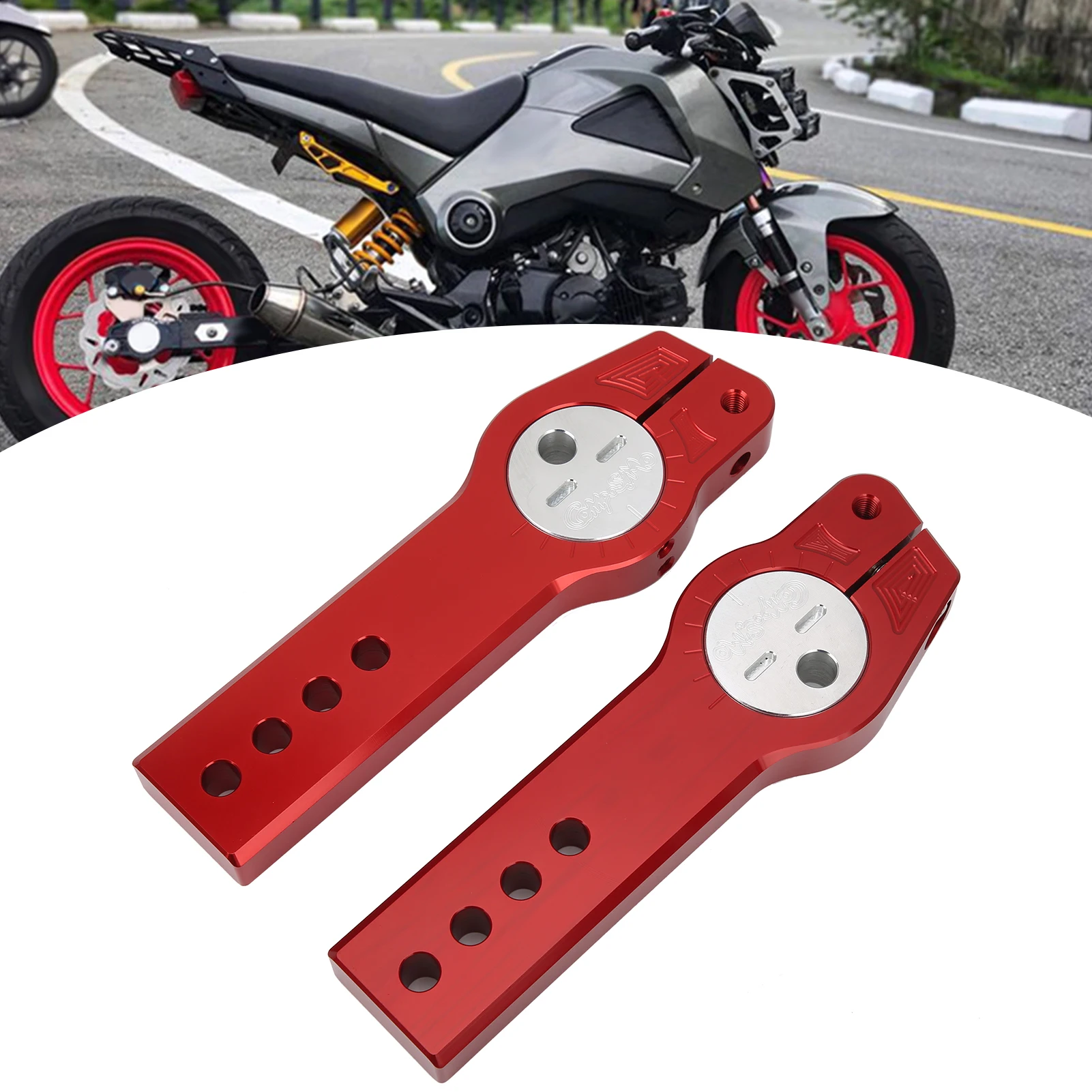 Rear Fork Expandable Control Shifter in Shock Aluminum Alloy Fit for  MSX125 MSX125SF 2013-2020 Rear Fork Extension Device