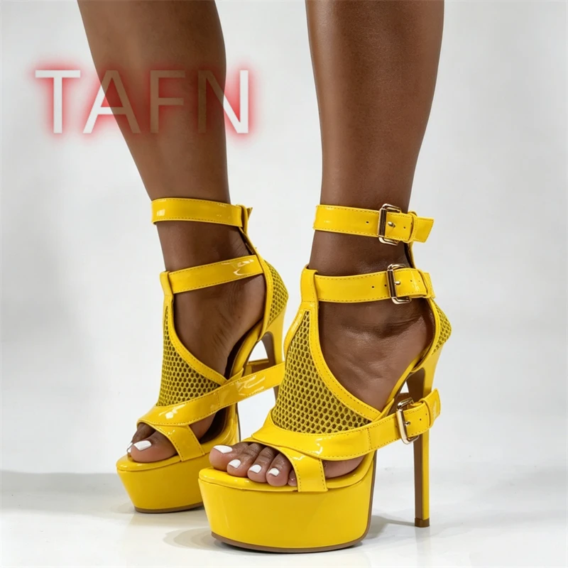 Sandal Platform Stiletto denga - Sandal Strappy Heeled ulasan dan harga