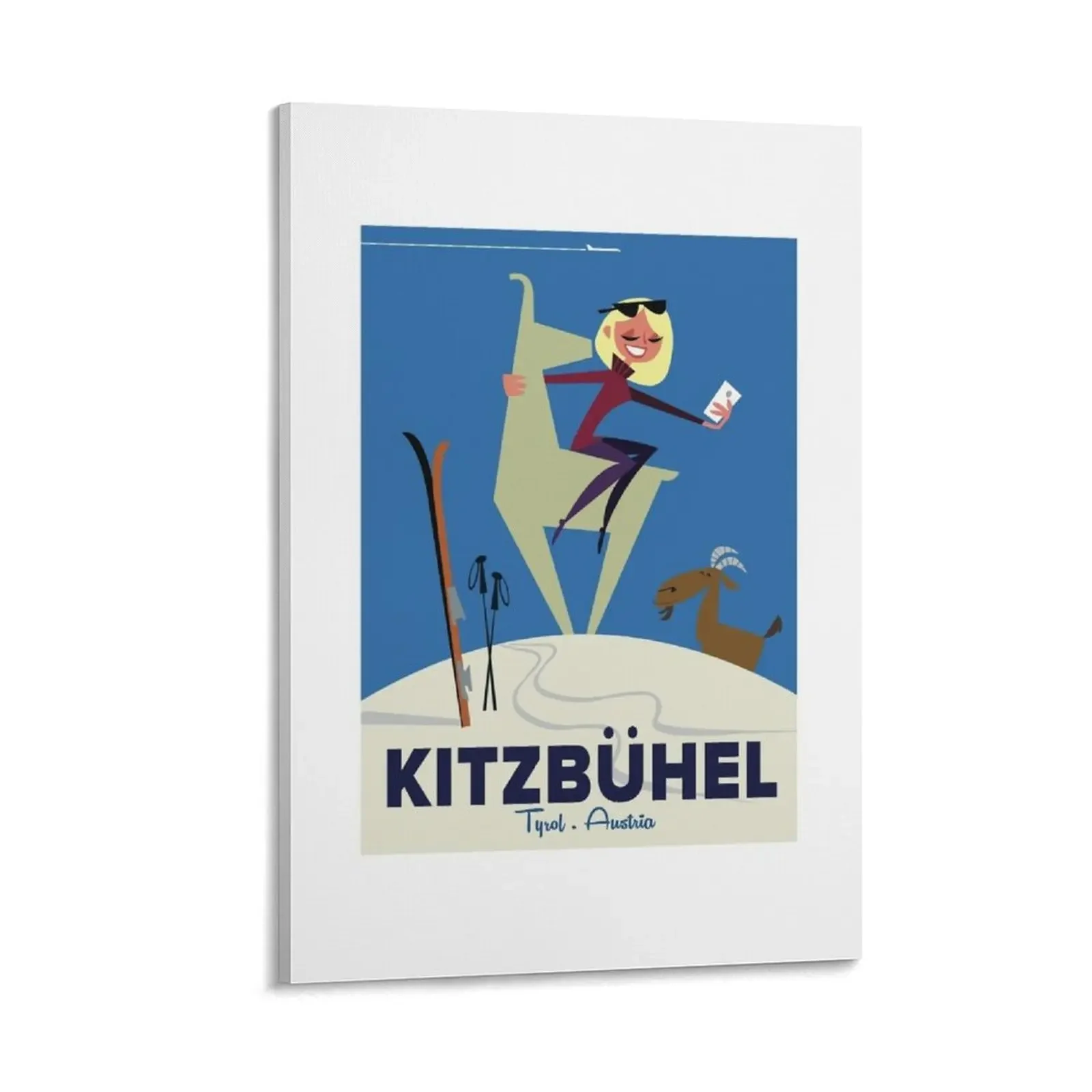 

Kitzbuhel poster Canvas Painting decoration for the room decorative frames wall room