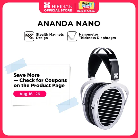 HIFIMAN ANANDA NANO - высококачественные наушники с открытым дизайном — фото товара