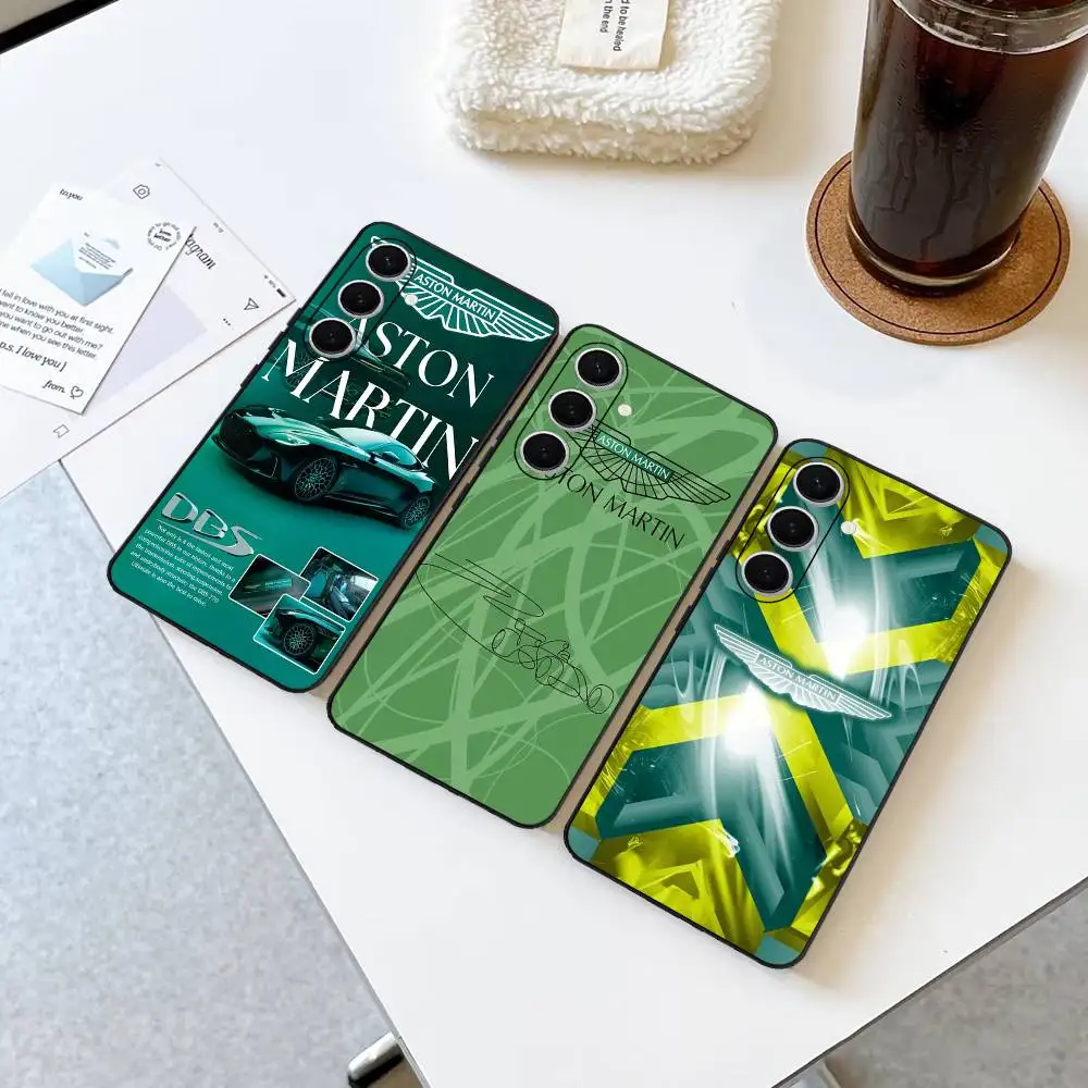 Fundas para Teléfono con Logotipos de Autos A-Aston M-Martin para Samsung S 24 Fe 25 Ultra Plus 20 Lite 21 30 22 23 24 22 Ultra 5G