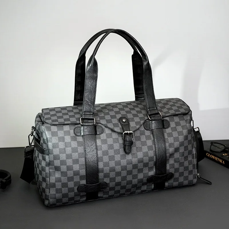 

Men's Business Short Distance Large Capacity Clothing Storage Bag Duffle Bags Overnight Travel Handbag Shoulder Tote Luggage Bag