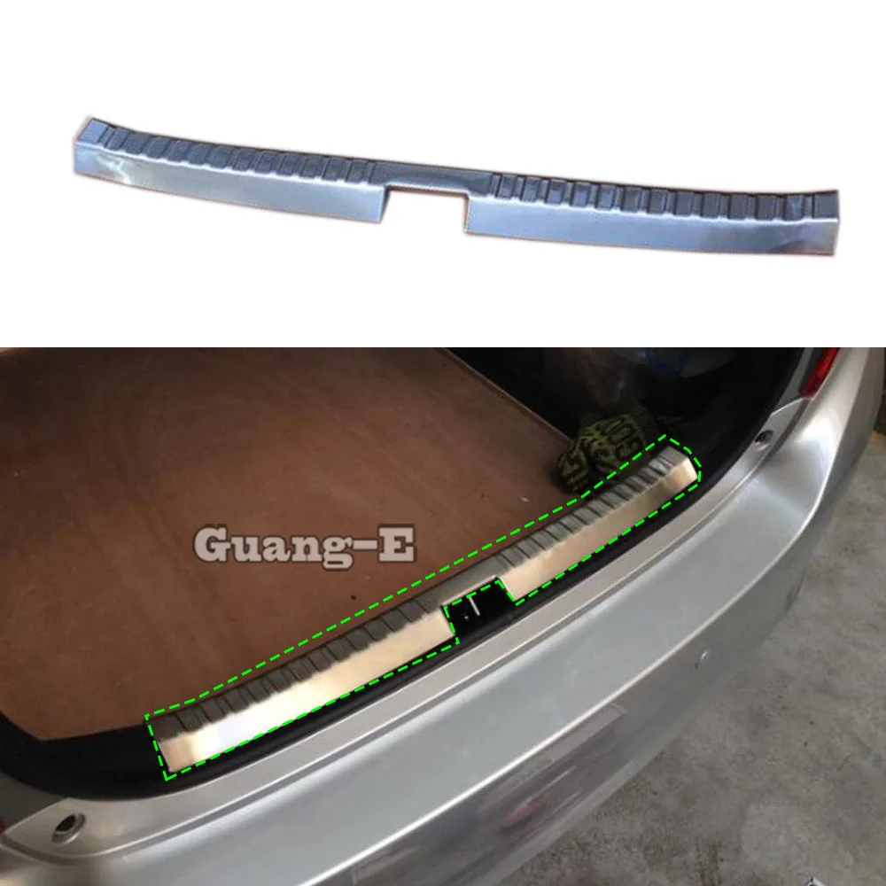 

Car Stainless Steel Inner Rear Back Bumper Trim Plate Trunk Threshold For Toyota Vios/Yaris Sedan 2014 2015 2016 2017 2018 2019