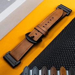 Quickfit 26mm 22mm Strap for Garmin Epix Pro 51mm 47mm band Tactix 7 Pro Fenix 8 7 7X Enduro 3 Leather Watchband Accessories