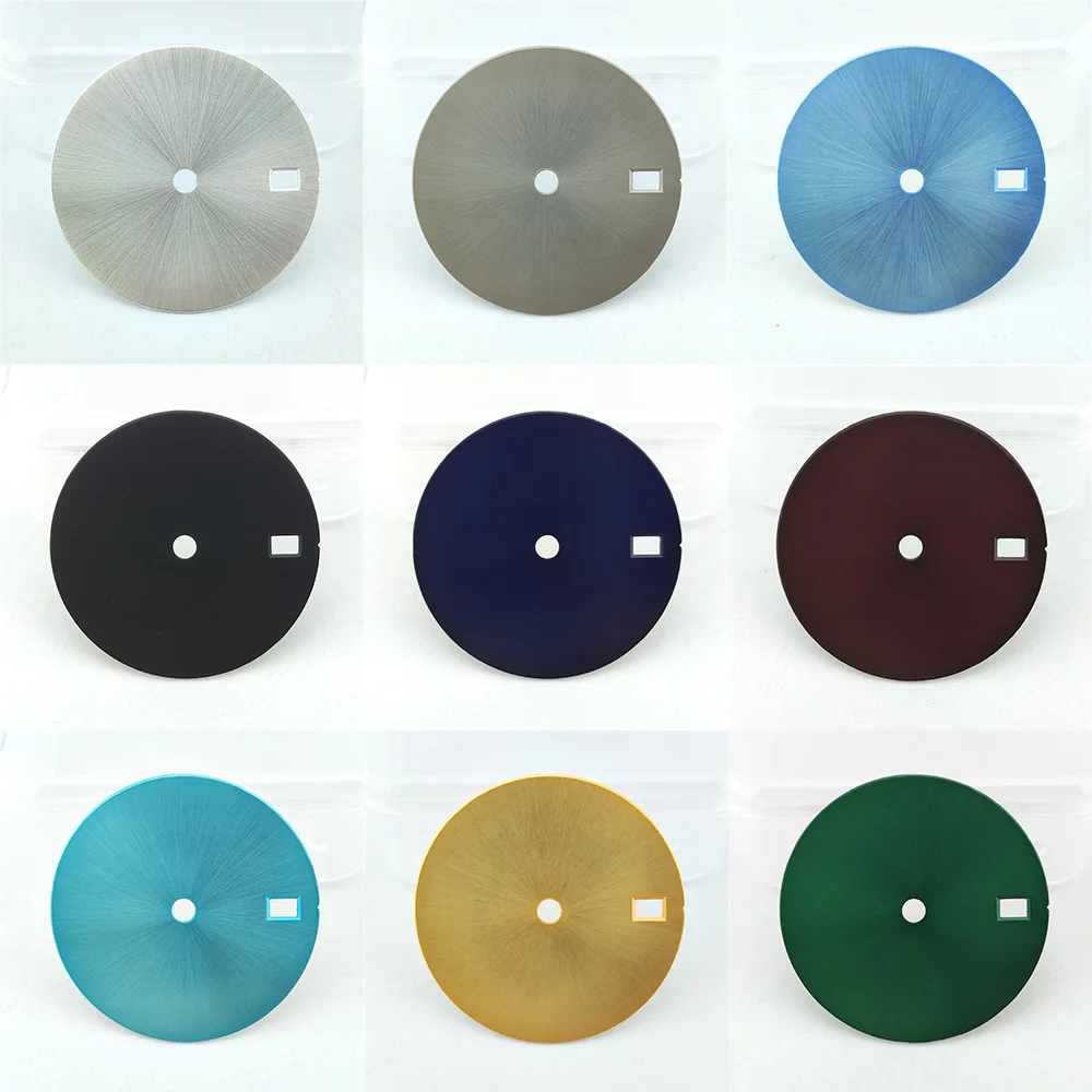 28.5mm Dial NH35 Dial NH36 Dial Blank Dial Color Dial Sunburst Sterile Dial Watch Accessories Fits NH35/NH36/NH34 Movements
