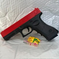 Soft Bullet Airsoft Pistol Manual G17 Toy Gun Lower Magazine With Laser Outdoor Sports CS Game for Children Adults Gift