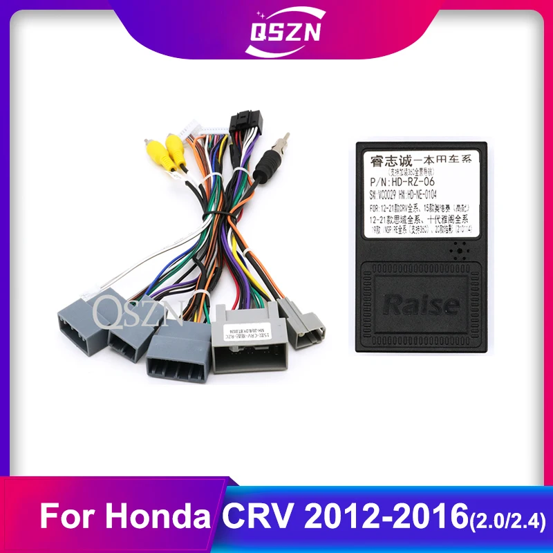 Android Canbus Box HD-RZ-06 Adaptor for Honda CRV 2012 2013 2014 2015 2016 High configuration Wirng Harness Cable Car radio