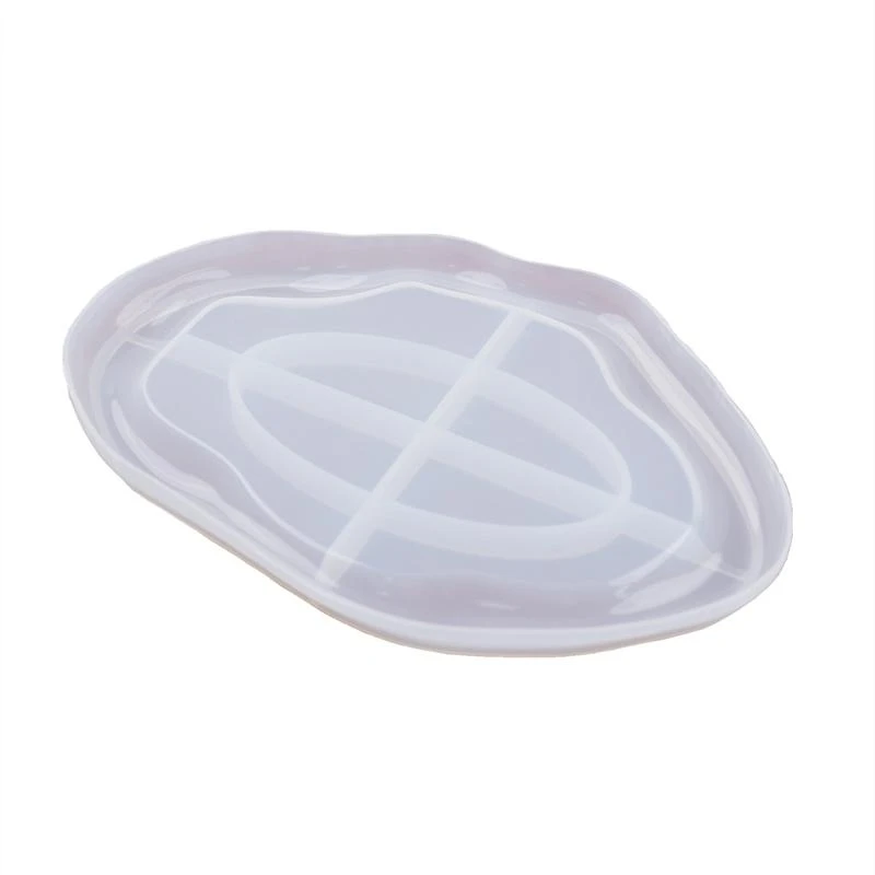 

652F Irregular Clouds Plate Mold Handmade DIY Resin Epoxy Jewelry Silicone Glossy Mould for Plaster Tray