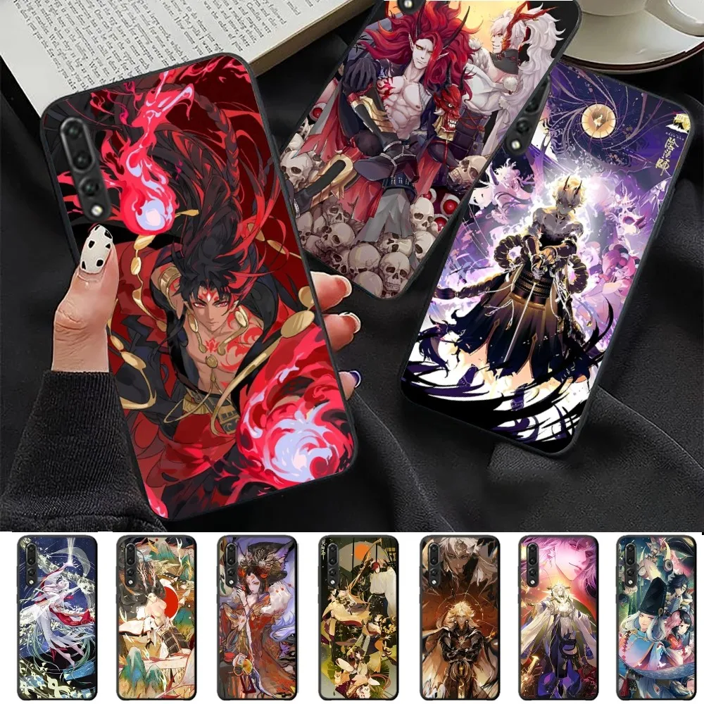 Cartoon Onmyoji Phone Case For Huawei P 8 9 10 20 30 40 50 Pro Lite Psmart Honor 10 lite 70 Mate 20lite