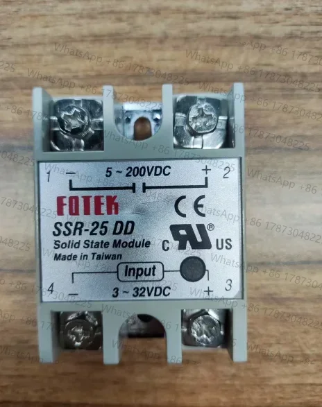 10 pcs SSR-25DD FOTEK Single-Phase Solid State Relay 25A DC control DC SSR25DD