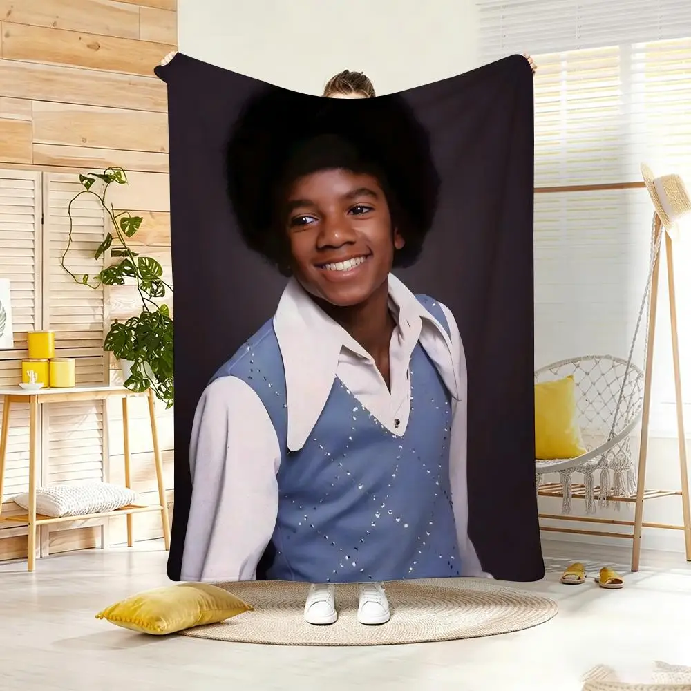 KPop M-Michael Jackson leichte 240g Flanelldecke, weich, hautfreundlich für die Sommerkühlung – Detail 7