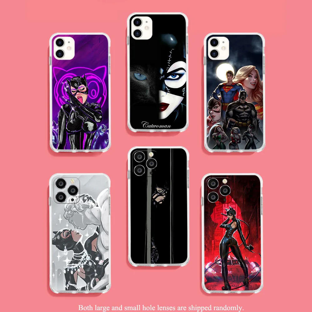 ID-10 Batman Catwoman Soft Case for LG K52 K65 K42 K118 K11 Plus K10 K22 K40 K12 X4 K40S K41S K50S K51S K61 K92