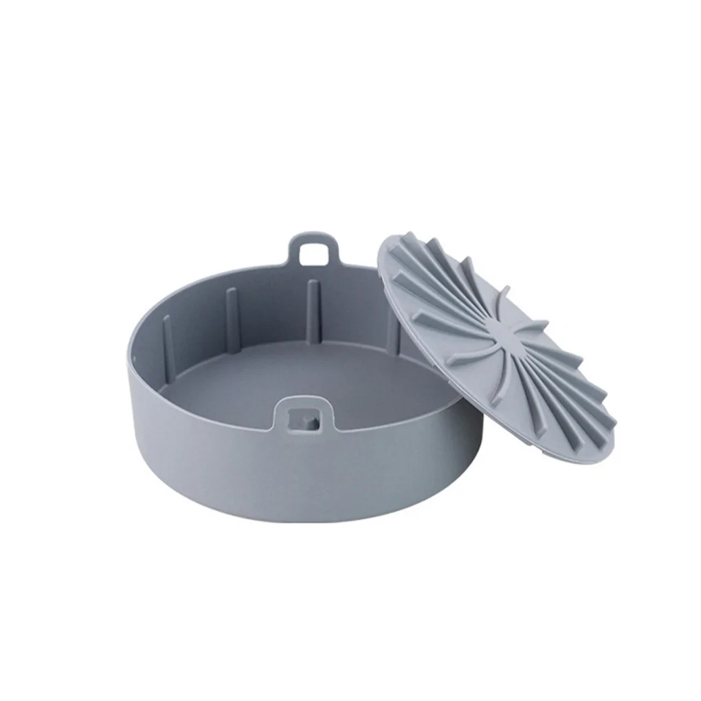 Air Fryer Silicone Pot Non-stick Baking Basket Reusable Fried Chicken Tool