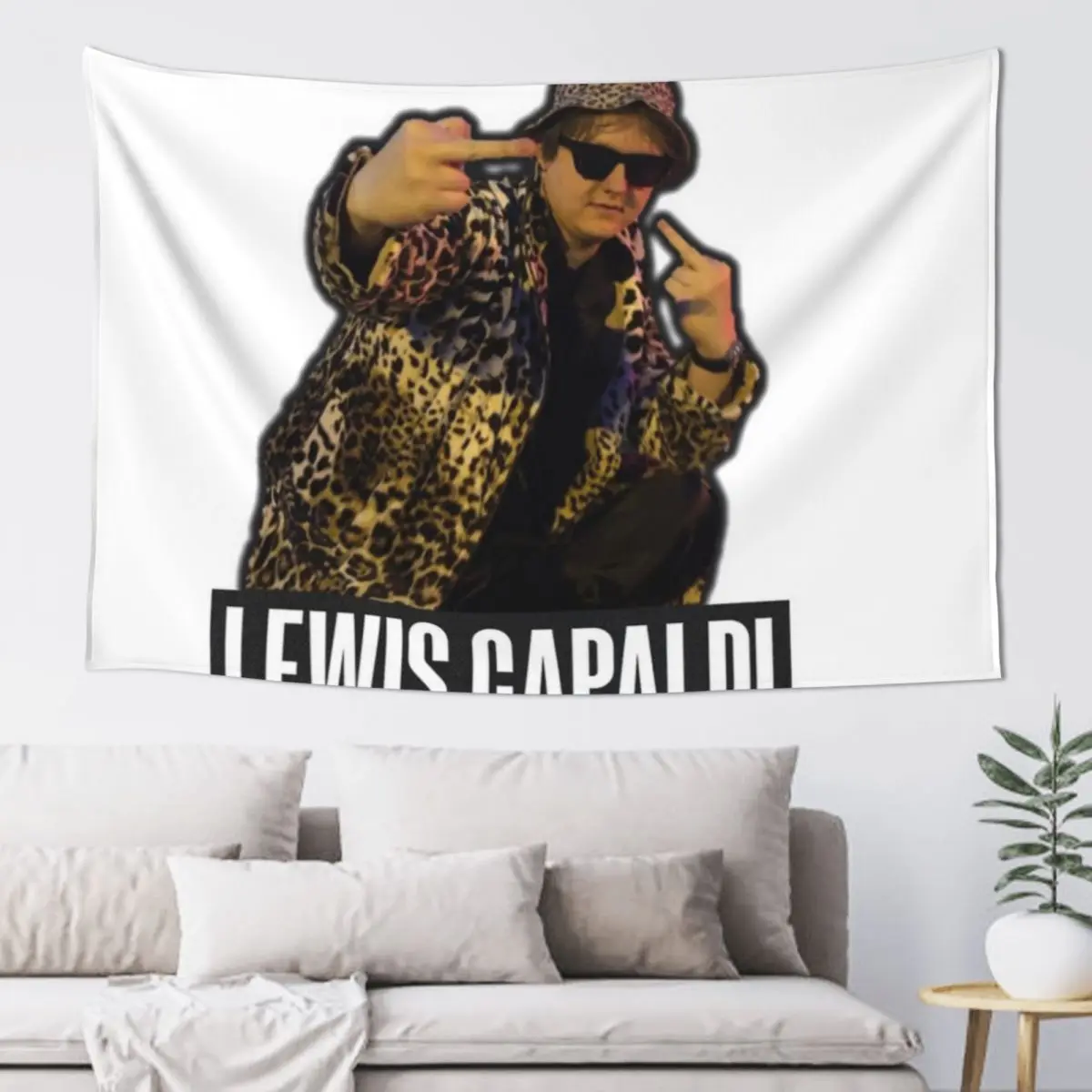 

The Man, The Legend, Lewis Capaldi Tapestry Home Decorating Tapete For The Wall Bathroom Decor Tapestry