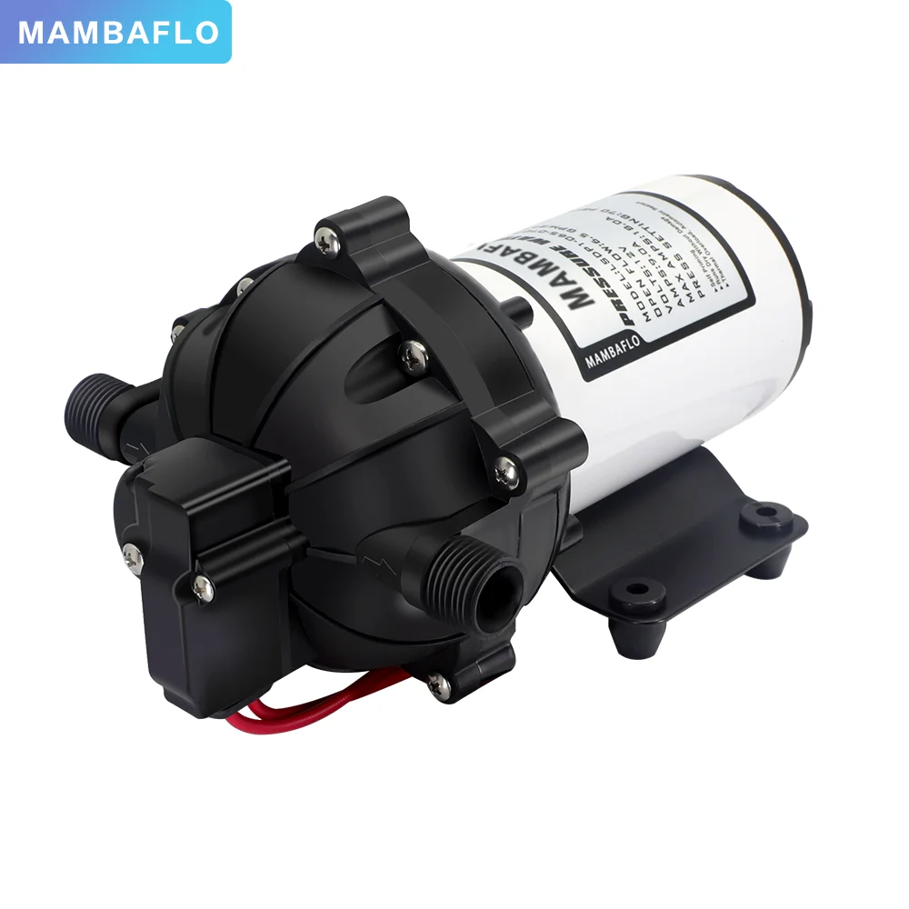 

51 Series Car Washing Pump 12 DC Diaphragm Water Pump Self-priming 18.5LPM/5GPM 60PSI Deck Wach Caravan Pump