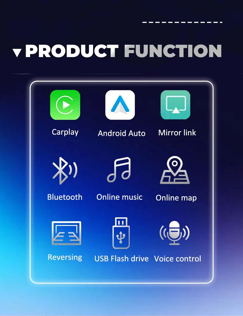 BONROAD Wireless CarPlay Android Auto Interface Smart Modul für Benz E W213 NTG 5.5 mit AirPlay Bluetooth Mirror Link Adapter – Detail 6