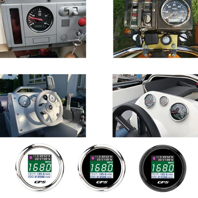 

D0UC Карта с поддержкой 52-миллиметровых датчиков скорости Пробег с функцией автоматического сохранения Карта автомобиля для