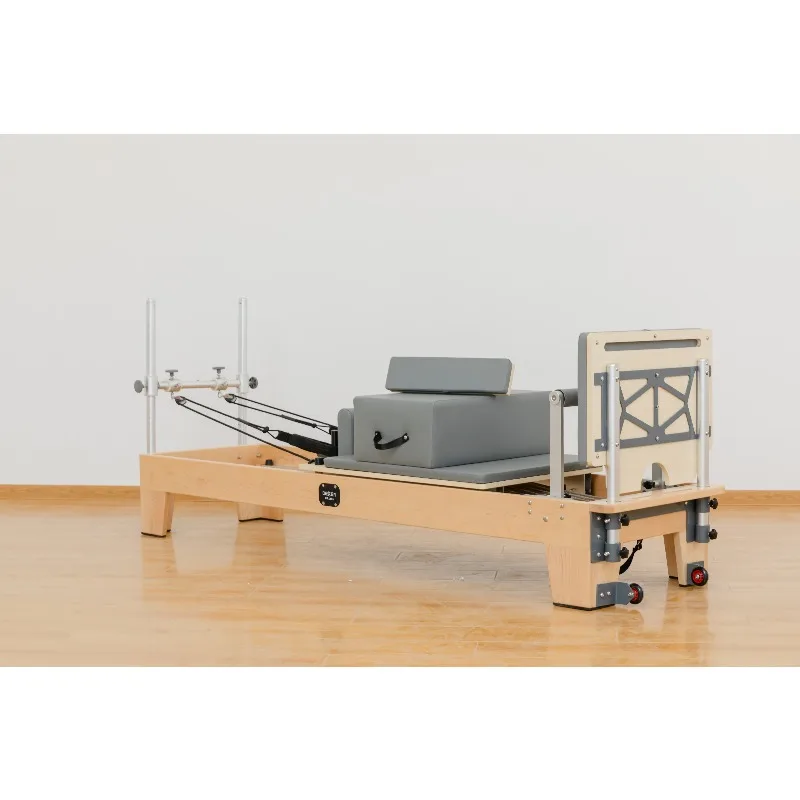 

YTYIN High-End Pilates Reformer for Studios, Professional Maple Wood Bed Machine for Full Body Workout