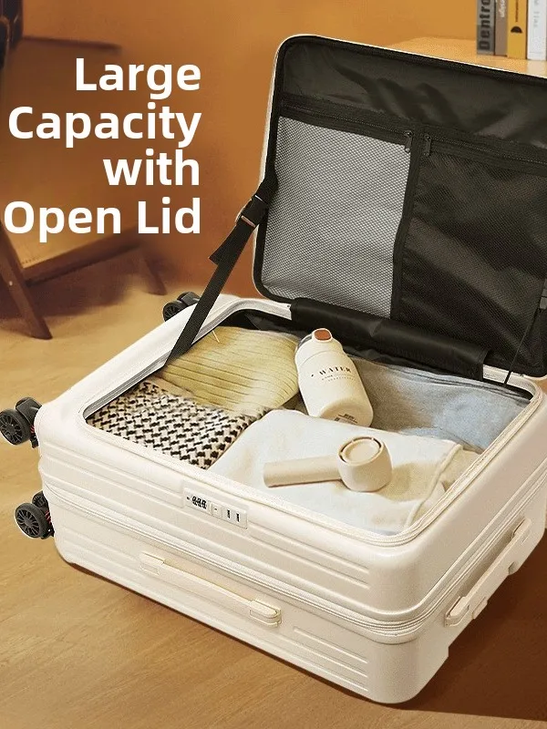 new-large-capacity-side-opening-luggage-bag-women's-expandable-multi-function-pull-rod-20-inch-travel-bag-check-in-bag-men
