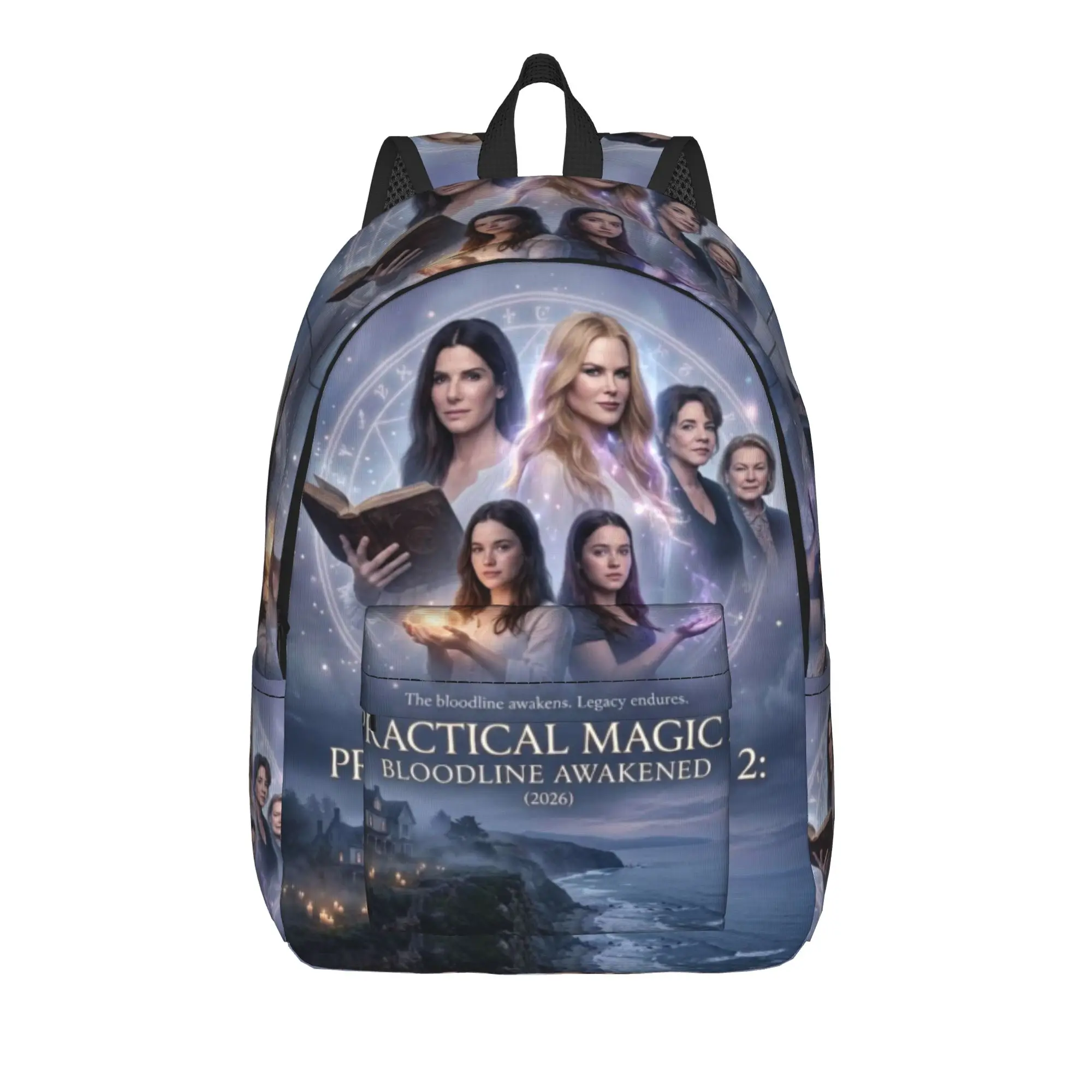 Practical Magic 2 Backpack for Men Women Casual Student Business Daypack  College Canvas Bags Lightweight