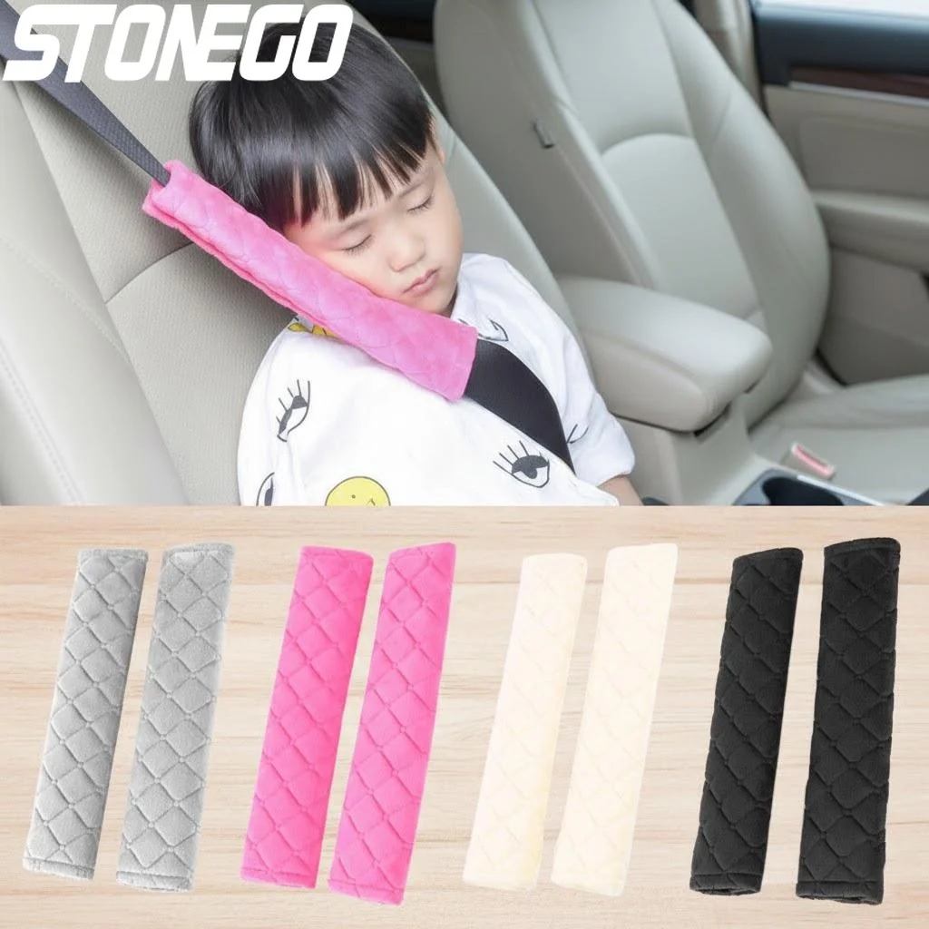 

Universal Fit Soft Velvet Car Seat Belt Covers Shoulder Pads for Adults Kids SUV Auto Interior Safety Accessories