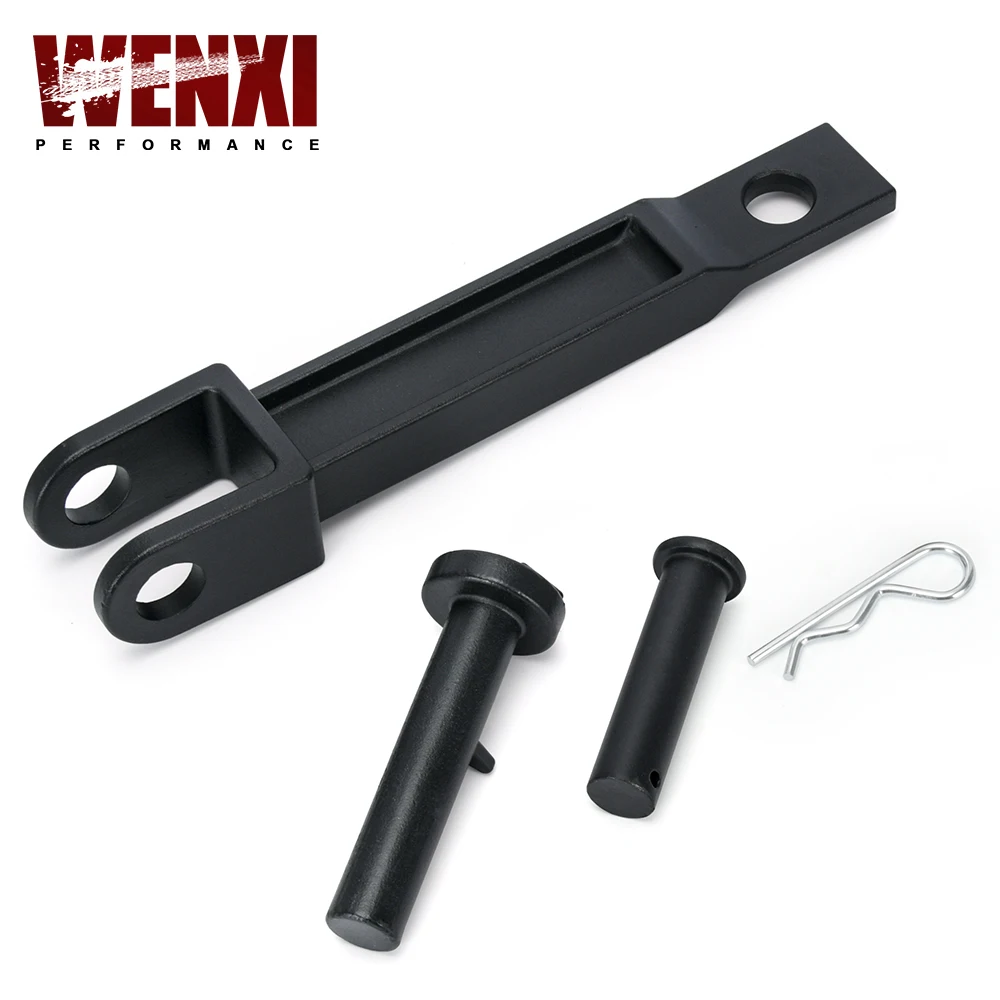 Single Tow Hook With Pins For 2008-2024 Peterbilt & Kenworth Semi Trucks Hitch-Front Tow with Pull Pin & Frame Pin