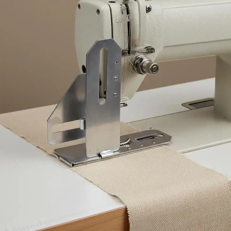 205/224 Adjustable Covering  Machine Hem Folder Fabric Guide Hemmer Device Fit Coverstitch Sewing Machine Accessories