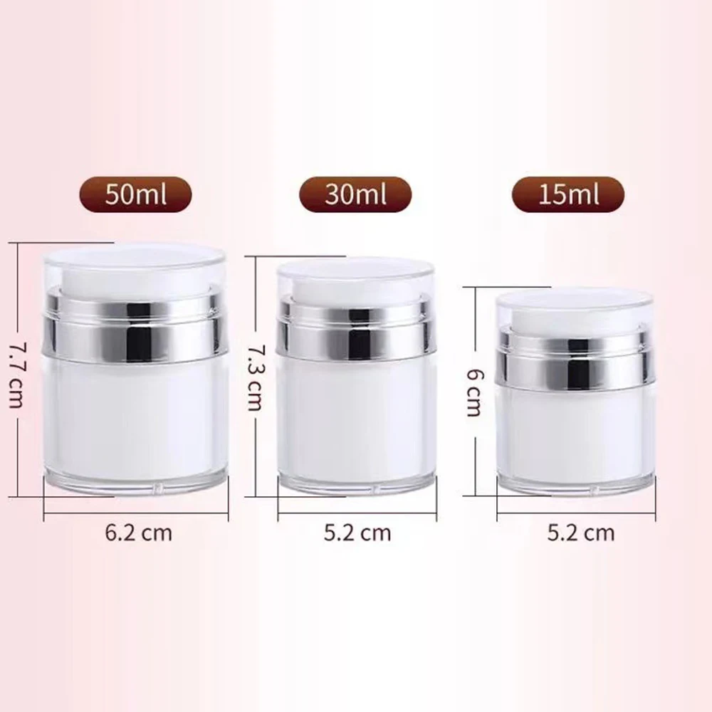 15ml/30ml/50ml/100ml Acrylic Vacuum Cream Bottle Cosmetic Packaging Bottles Press The Lotion Bottle