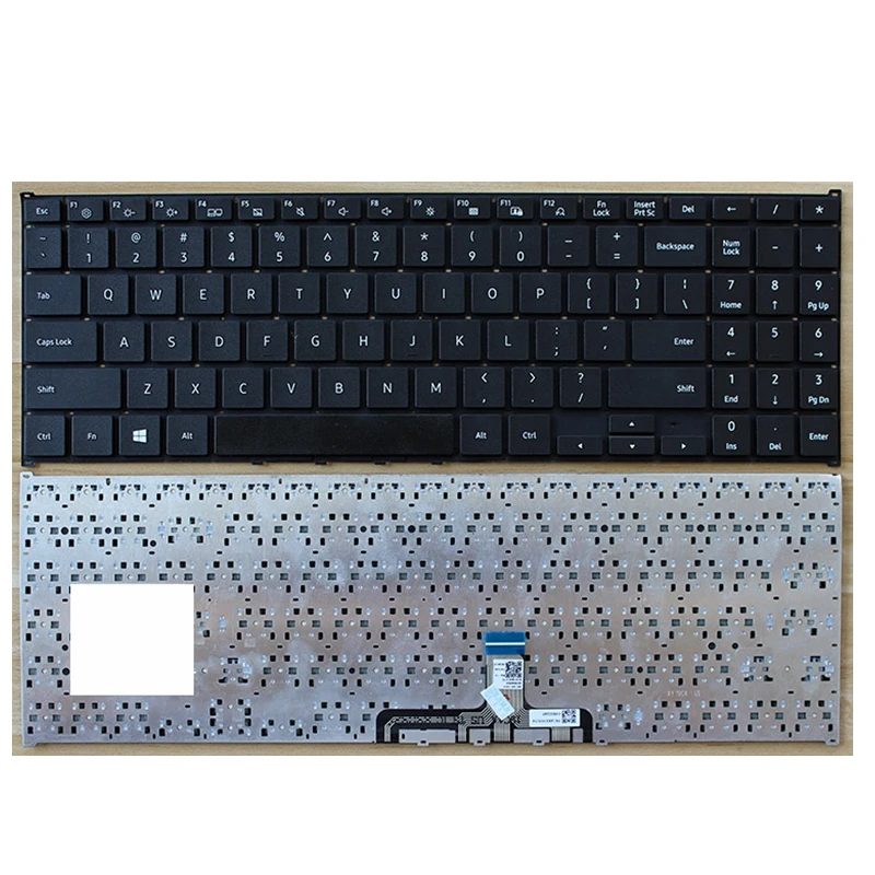 New English US Keyboard For Samsung NP550XCJ NP 551XCJ 550XDZ 550XSL 350XCJ 350XCR NP350XCJ NP350XCR Small Enter black