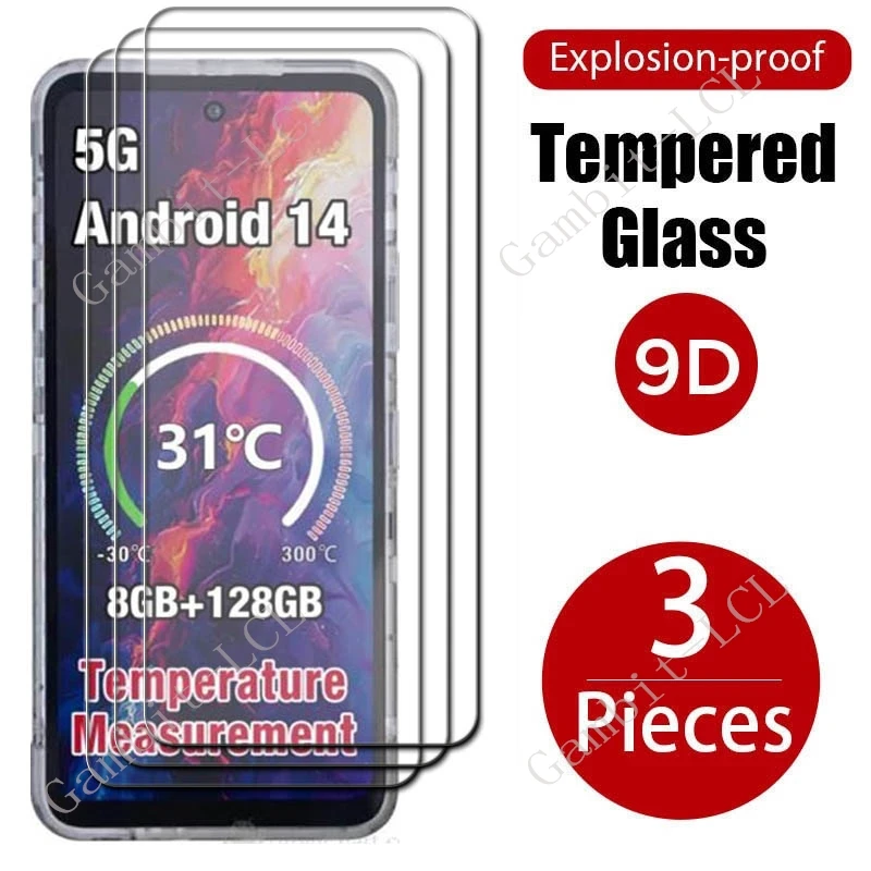 3PCS 9H Protective Tempered Glass For AGM X6 Phantom  6.78