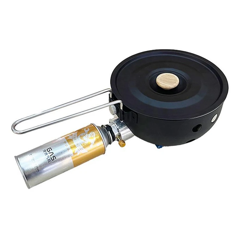 Wholesale Portable Camp Picnic Gas Stove Nonstick Frying Pan Outdoor Tourist Camping Butane Gas Stove