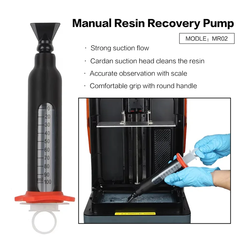 For ANYCUBIC ELEGOO CREALITY UV DLP MR02 3D Printer Prpnter Recycling Tool Electric Resin Filter Photosensitive Resin Filter