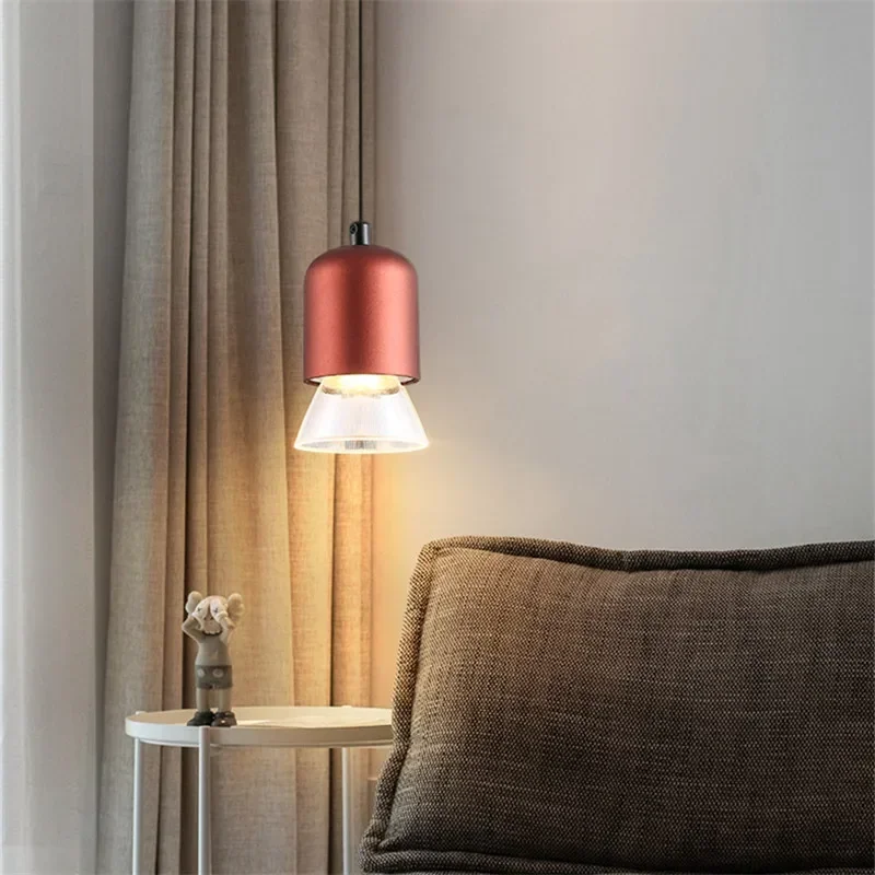 ASHER Modern Style LED Pendant Lights Simply Creative Bedside Hanging Lamp For Home Dining Room Bedroom Bar Decor
