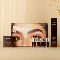 Semi-permanent Brow Lamination Kit Semi-Permanent Brow Fixation Lash Perming Set For Eyelashes Brow Lift Perm Fixation Tube Set