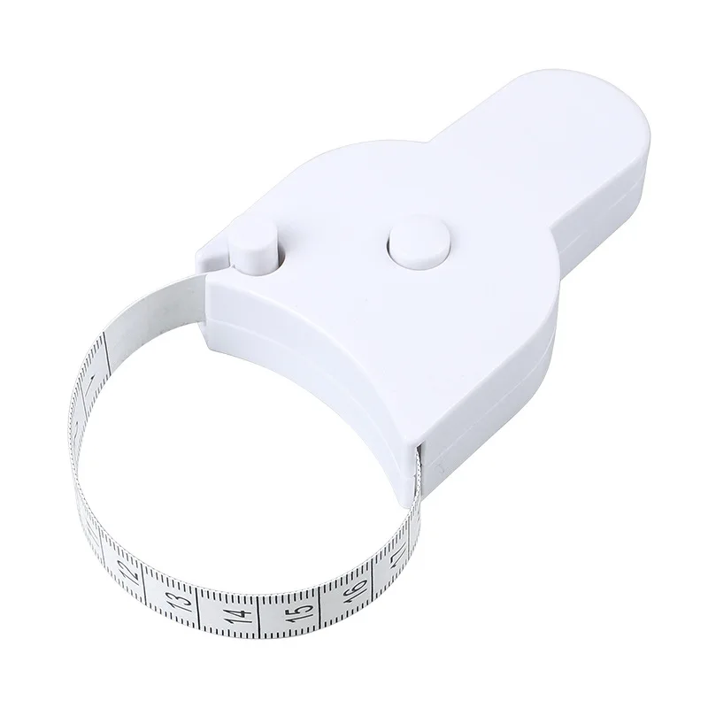 Self-tightening Body Measuring Soft Tape Ruler 150cm/60 Inch Accurate Sewing Tailor Waist Chest Double Scale Automatic Shrinking