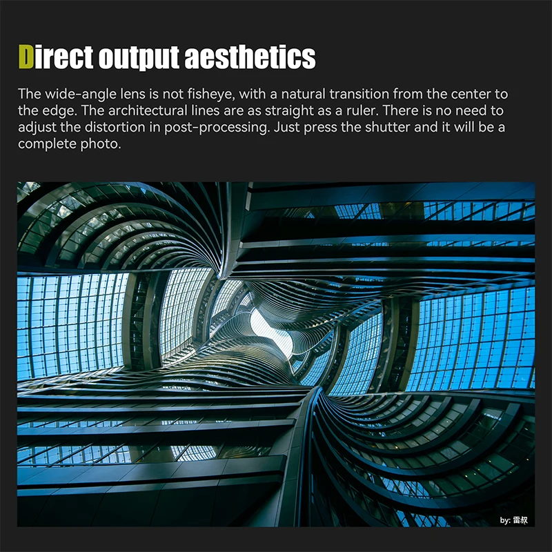 

7artisans APS-C 10mm F3.5 108°Ultra-Wide Angle Fixed Focus Lens for Camera Sony E Fujifilm XF Nikon Z Micro M4/3 Mount