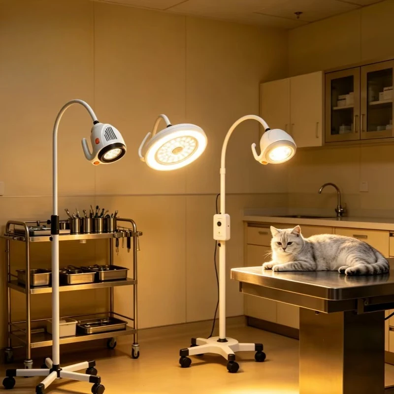 

Veterinary Medical Equipment Portable LED Examination Lamp 80000lux Cold Light For Veterinary Clinic