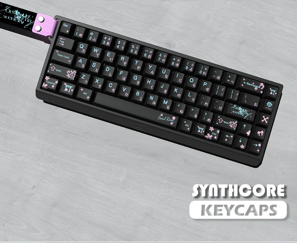 

Chunhe Jingming keycap PBT material five-sided hot sublimation support wooting EZ63MADE68 Hero68ND