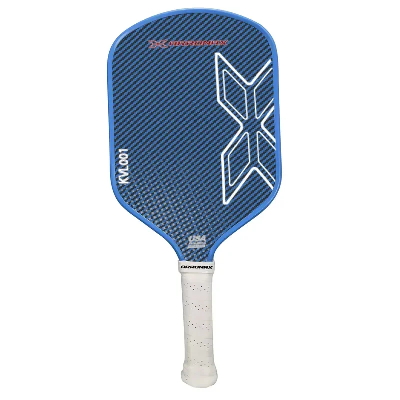 USAPA Approved Pickleball Paddle T700 Carbon Fiber Aramid Core High Blue Raw Surface Power Control Spin Professional Racket